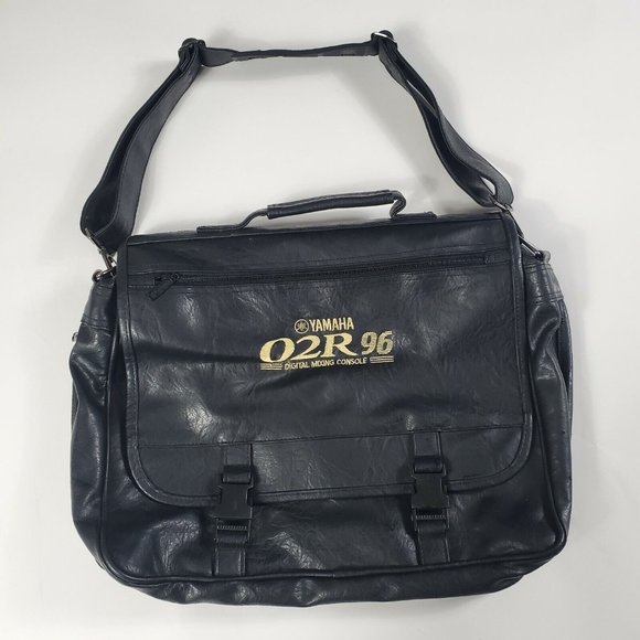 Yamaha O2R96 Digital Mixing Console Black Leather Carrying Bag - Picture 1 of 10